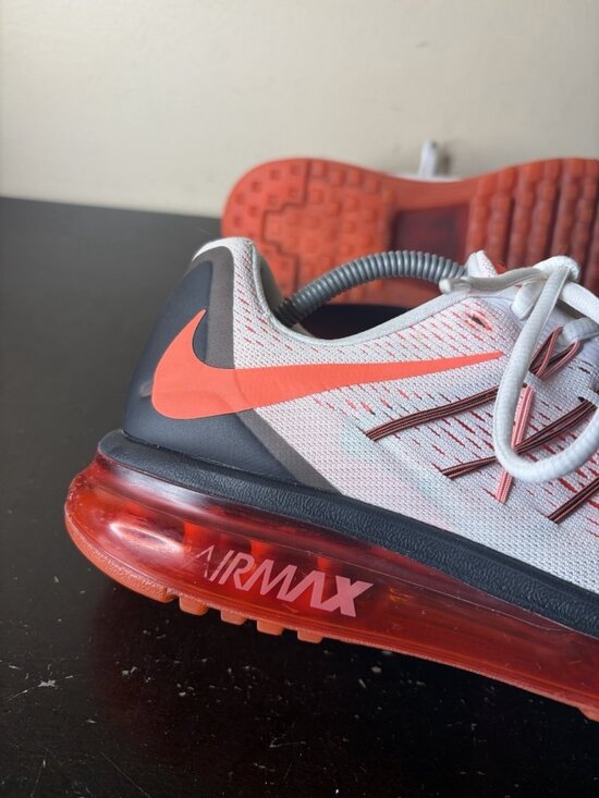 Nike Air Max 2015 Bright Crimson White Men’s Size 10.5 Sneakers 698902-106 main image 5